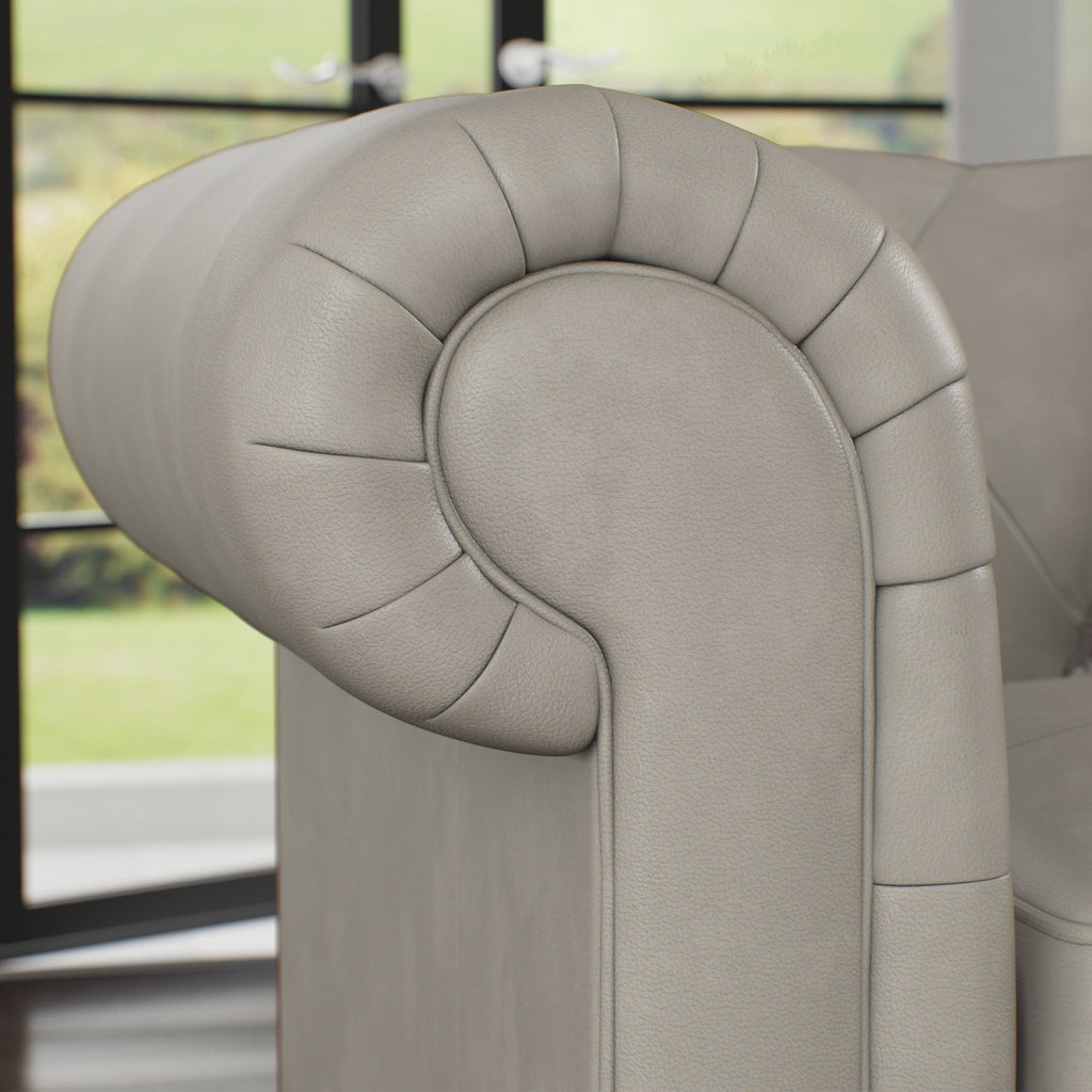 Fauteuil en cuir Everett