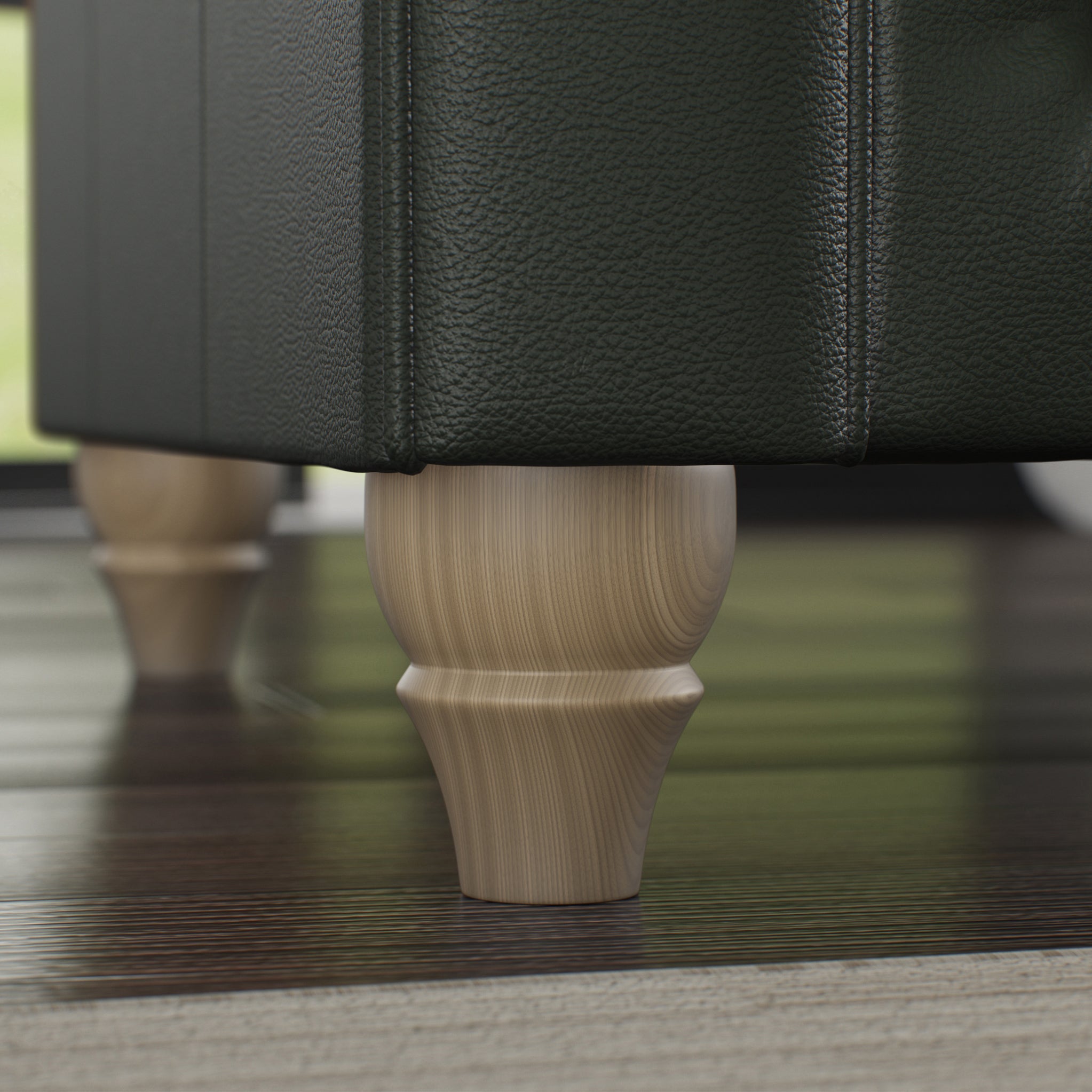 Fauteuil en cuir Everett