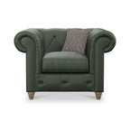 Fauteuil en cuir Everett