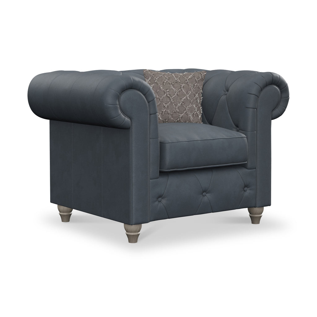 Fauteuil en cuir Everett