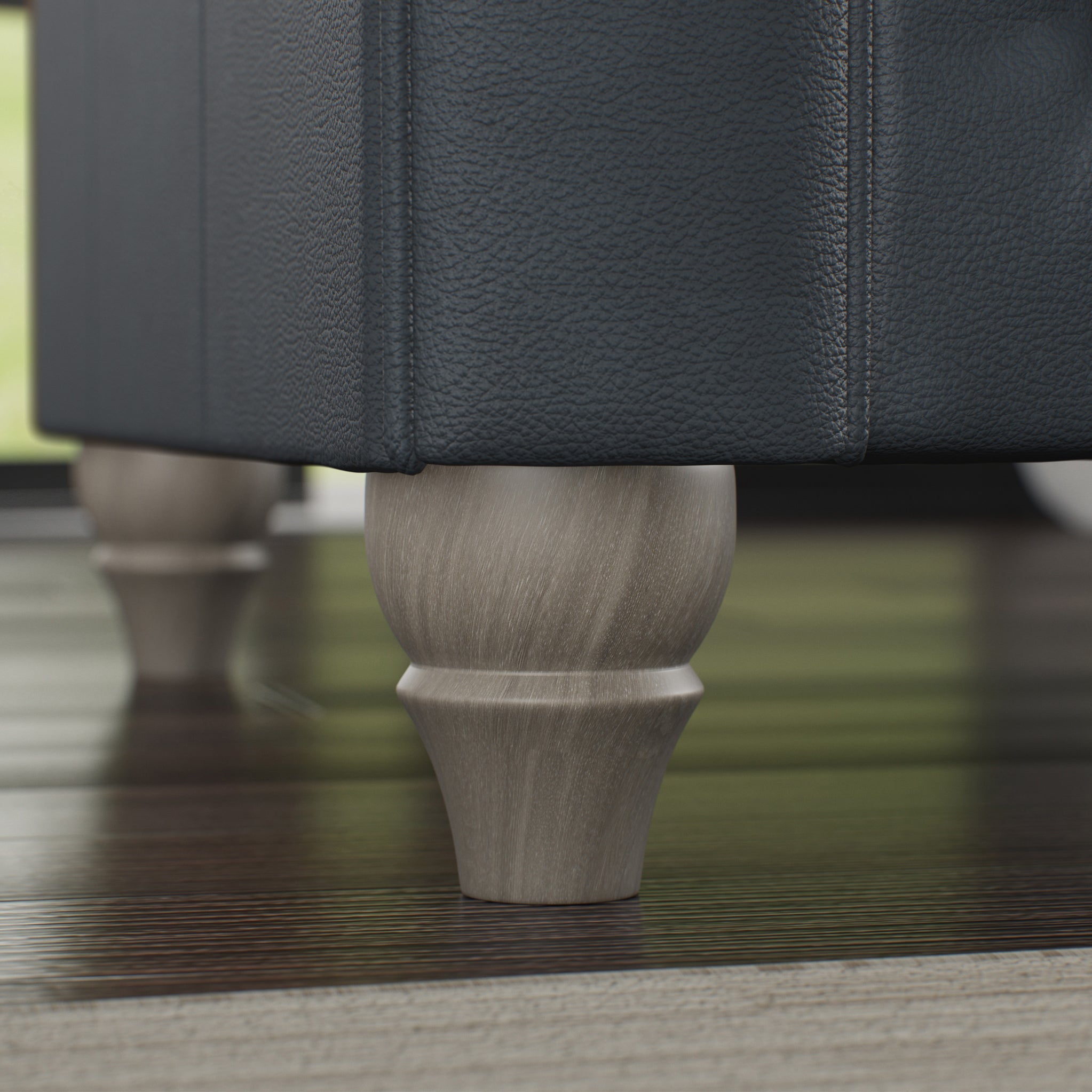 Fauteuil en cuir Everett