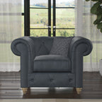 Fauteuil en cuir Everett