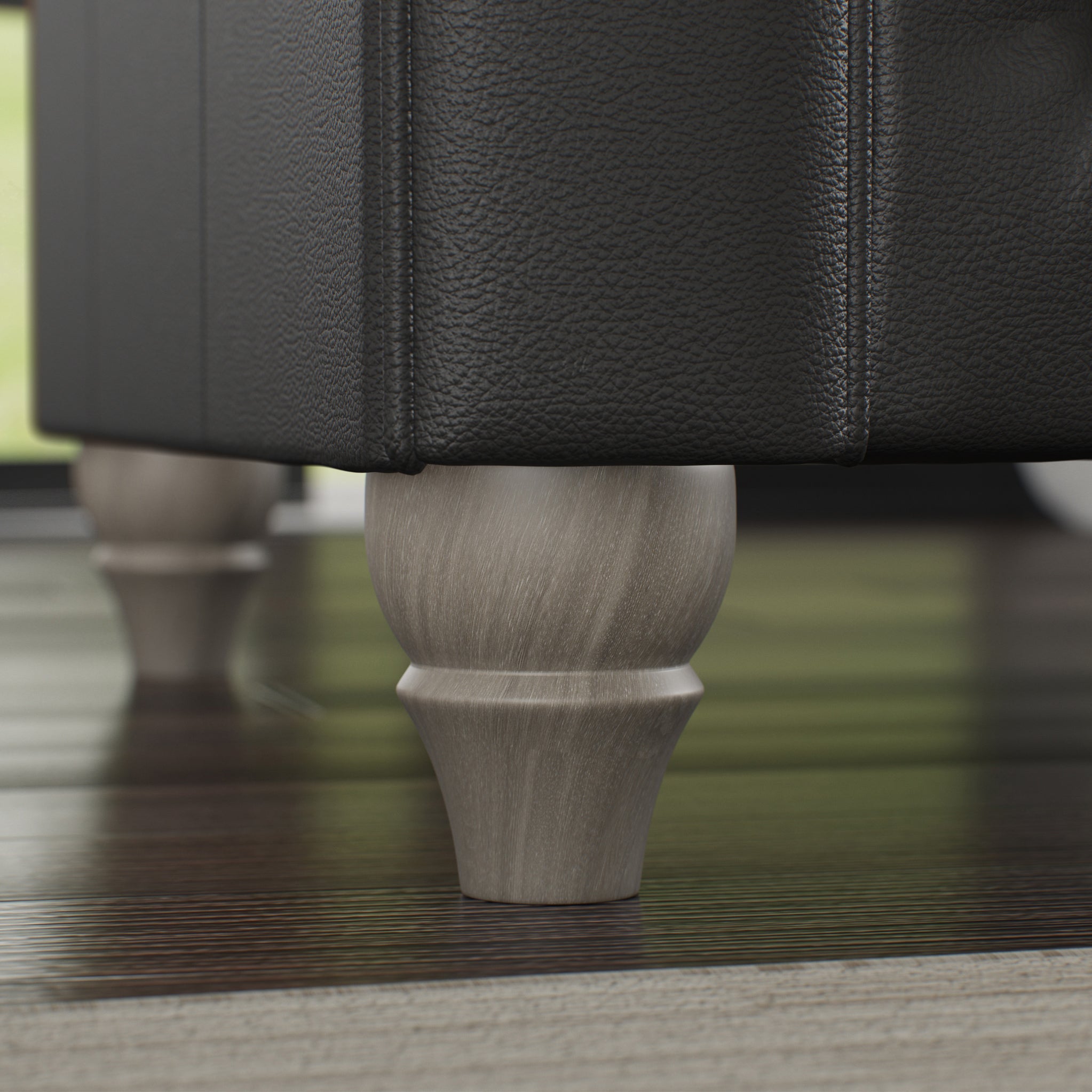 Fauteuil en cuir Everett