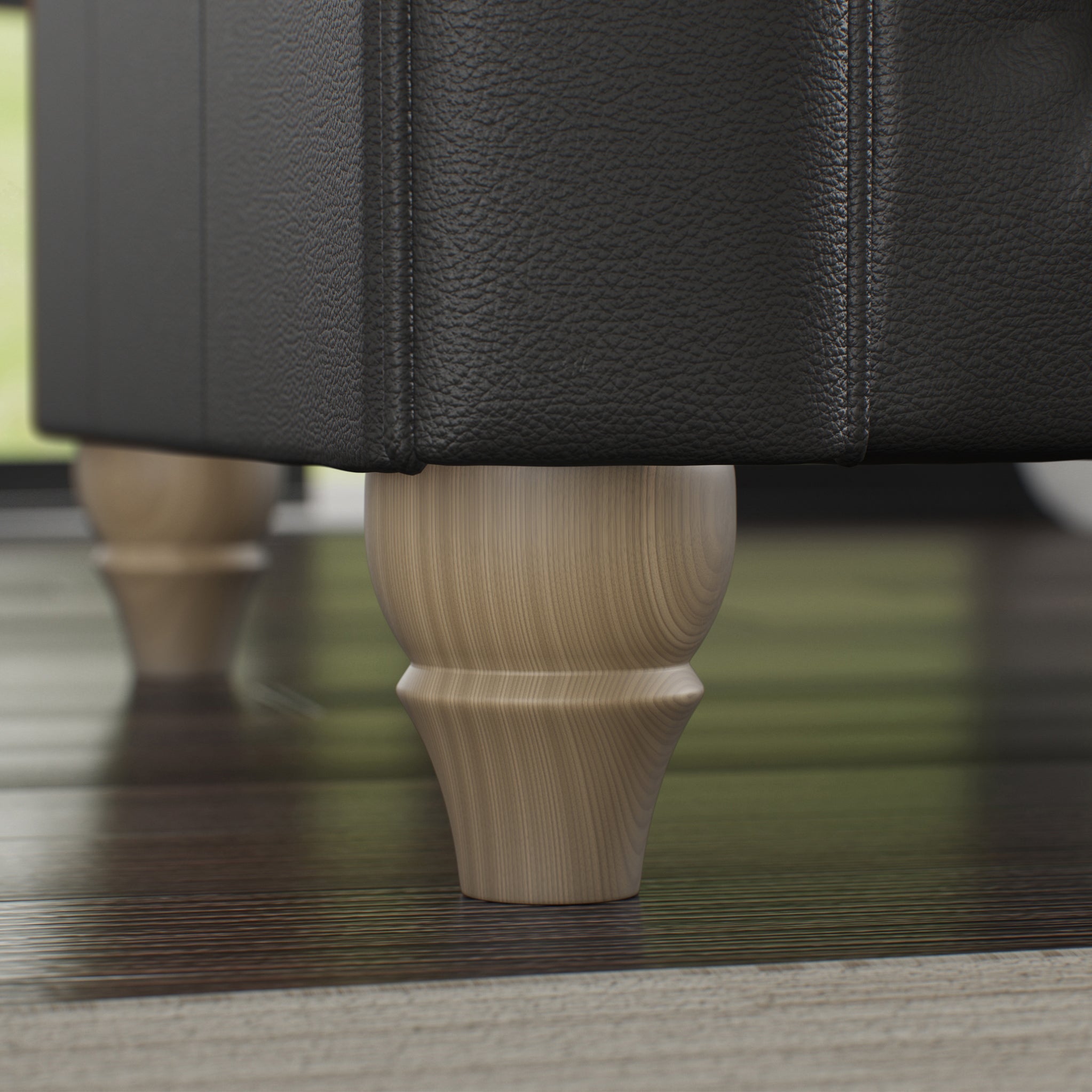 Fauteuil en cuir Everett