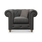 Fauteuil en cuir Everett