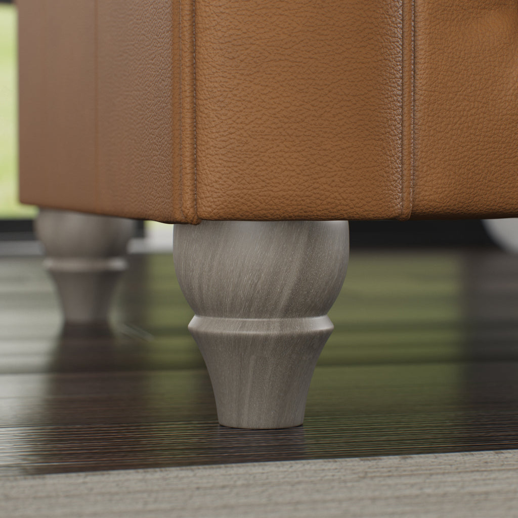 Fauteuil en cuir Everett