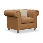Fauteuil en cuir Everett