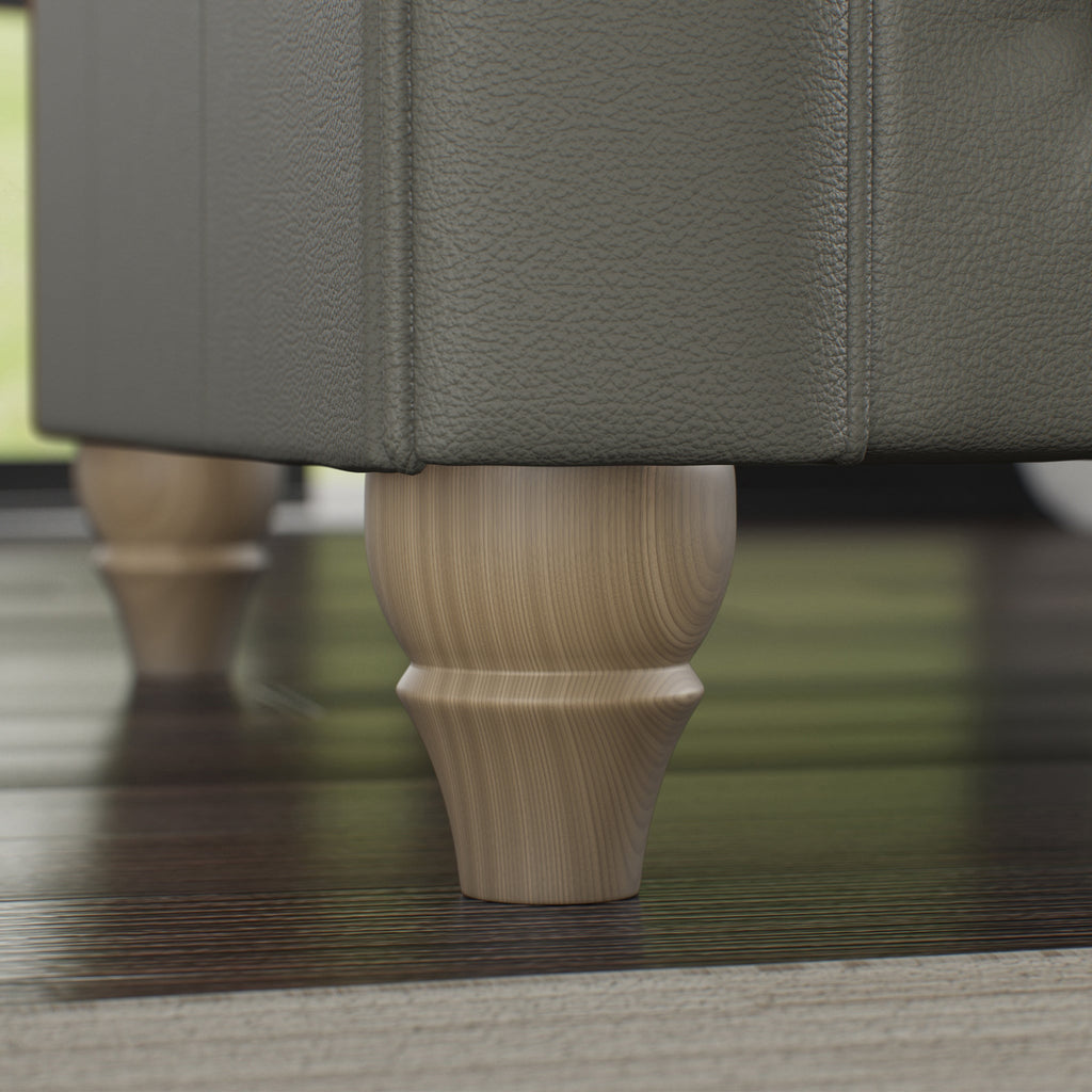 Fauteuil en cuir Everett