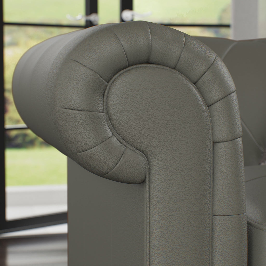 Fauteuil en cuir Everett