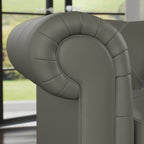 Fauteuil en cuir Everett