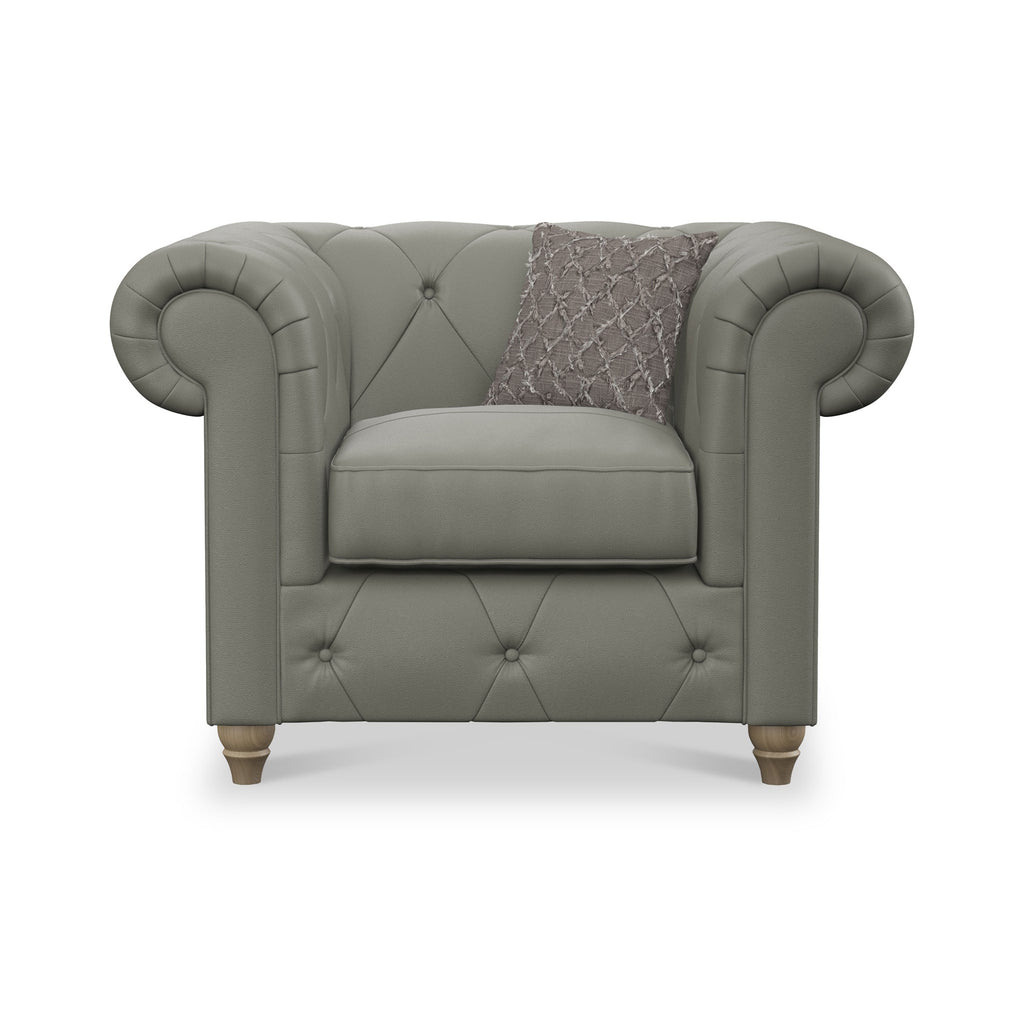 Fauteuil en cuir Everett