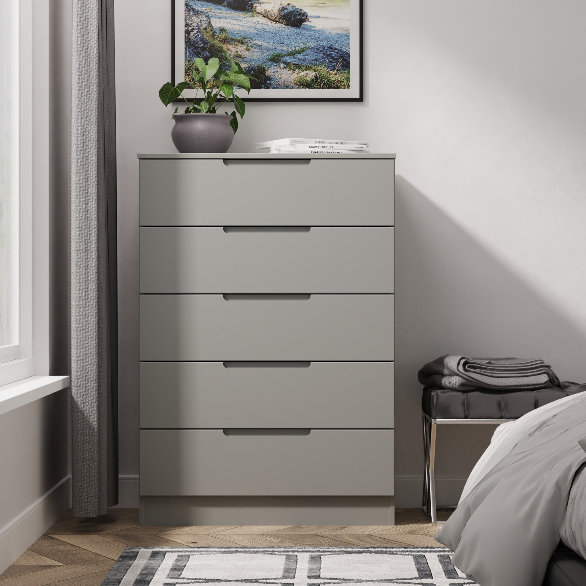 Commode Henshaw à 5 tiroirs