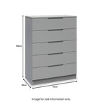 Commode Henshaw à 5 tiroirs