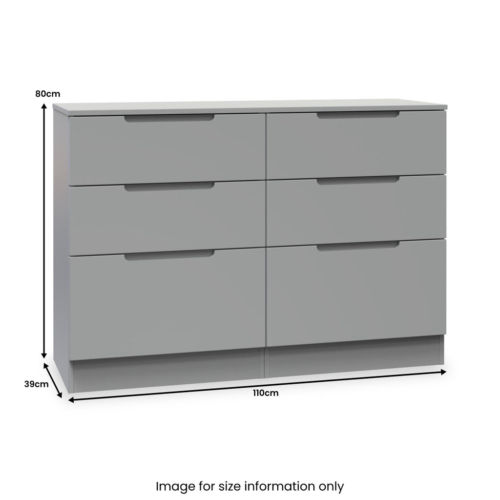 Commode Henshaw à 6 tiroirs