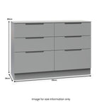 Commode Henshaw à 6 tiroirs