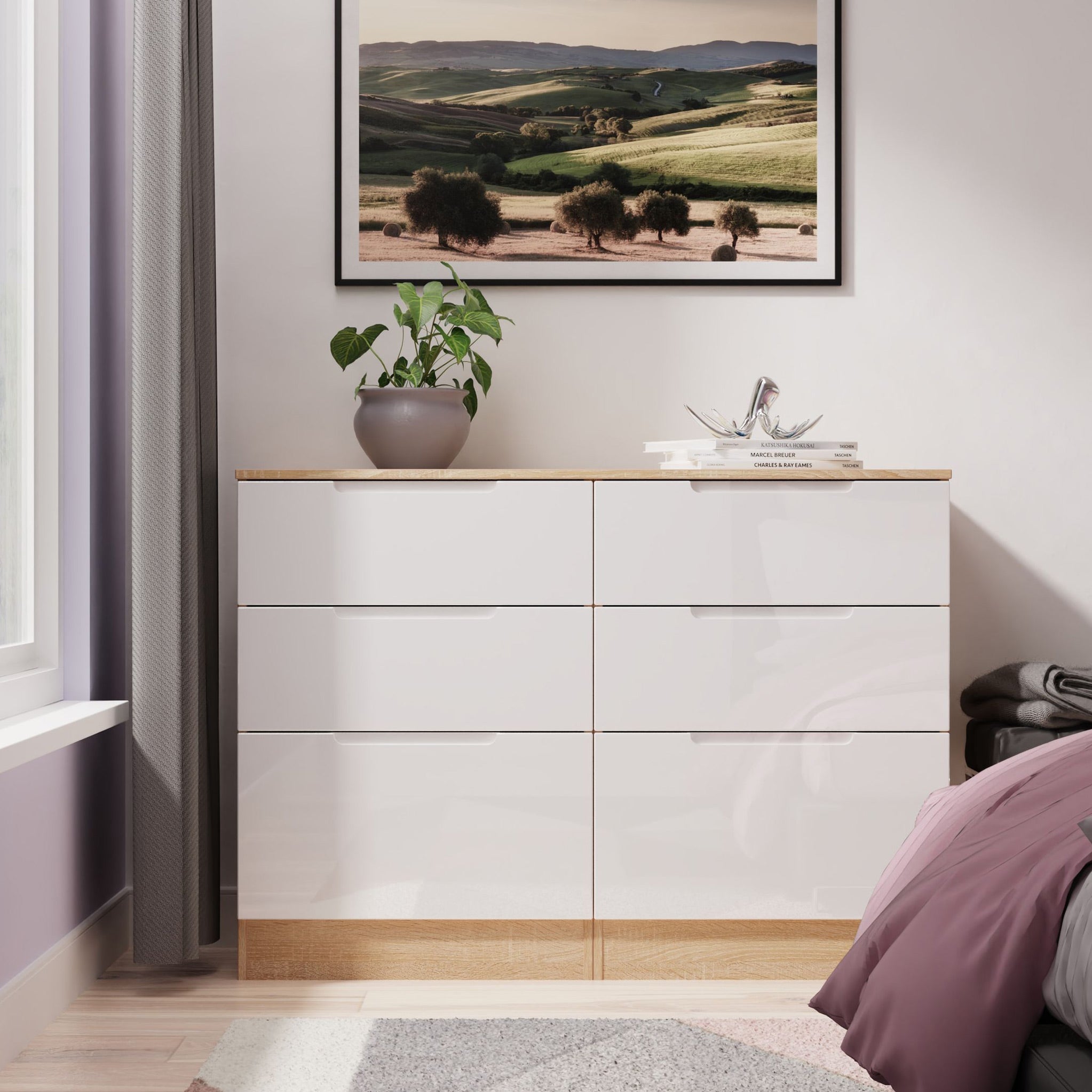 Commode Henshaw à 6 tiroirs