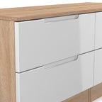 Commode basse Henshaw à 4 tiroirs