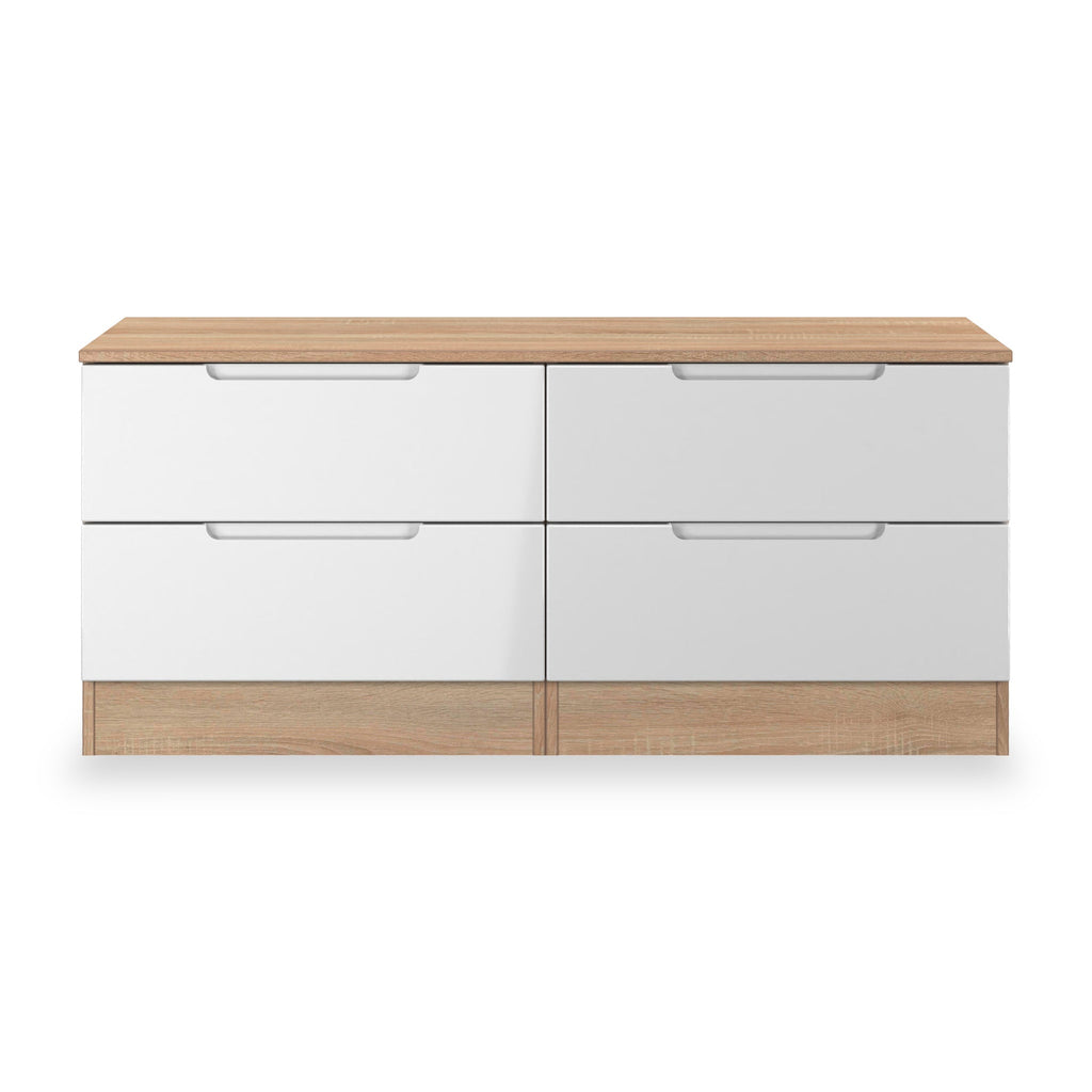 Commode basse Henshaw à 4 tiroirs