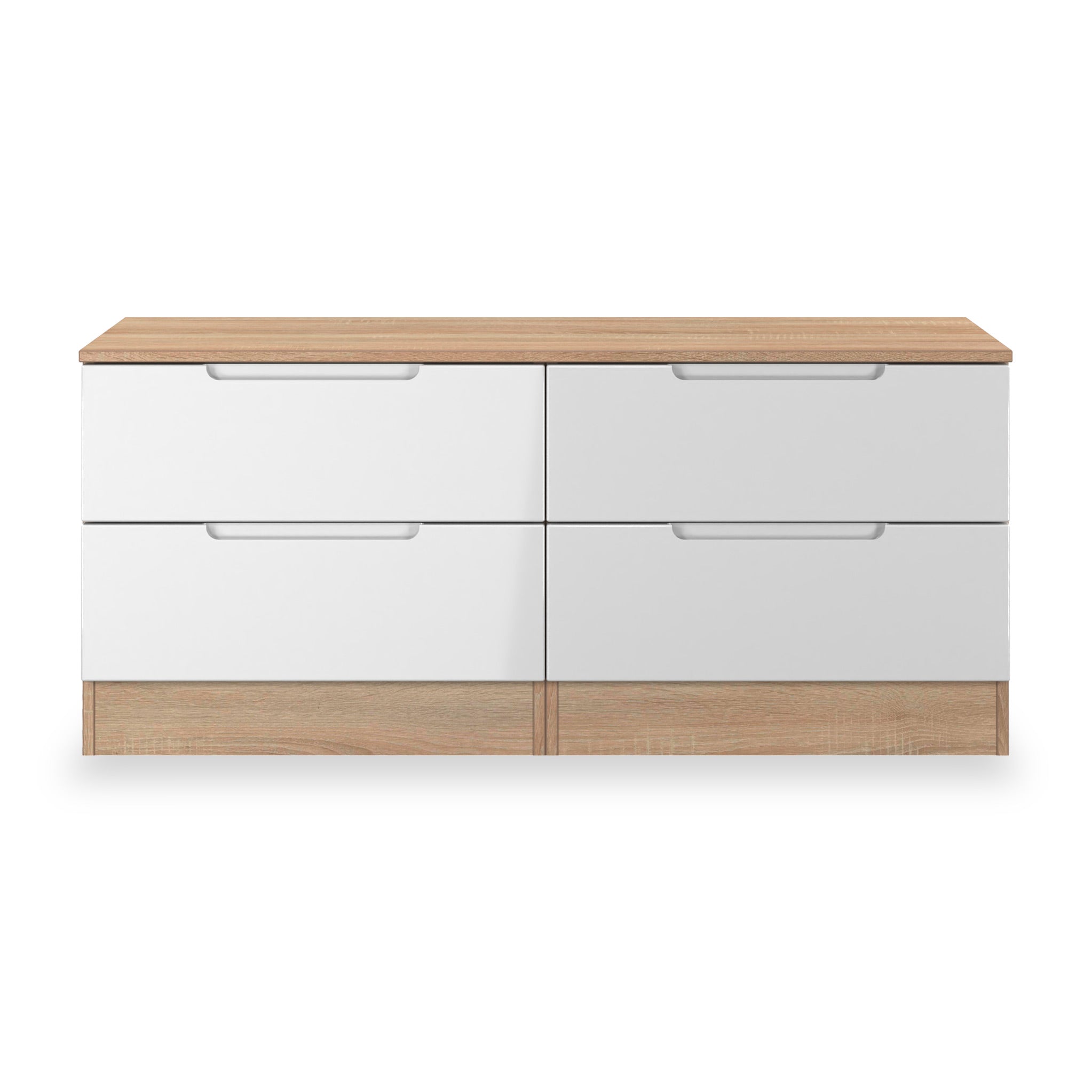 Commode basse Henshaw à 4 tiroirs