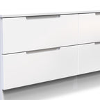 Commode basse Henshaw à 4 tiroirs