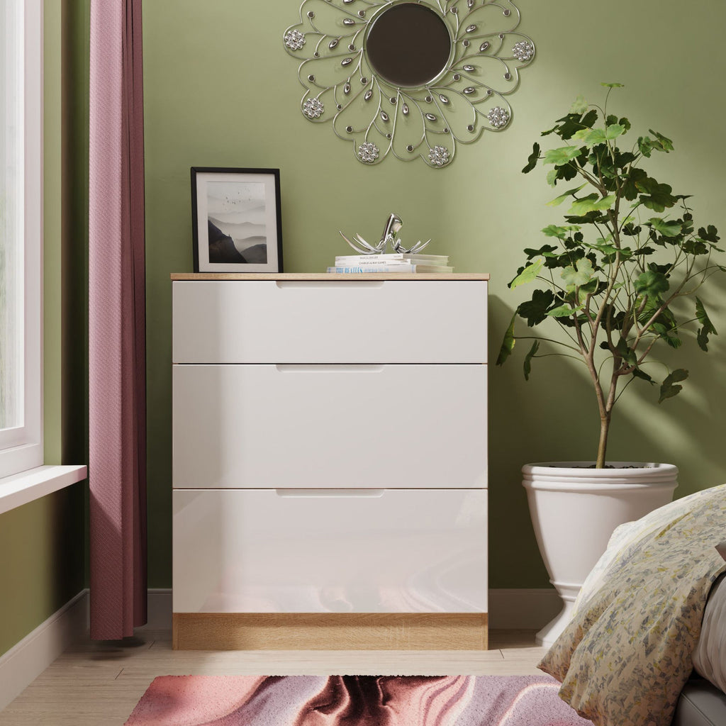 Commode profonde Henshaw à 3 tiroirs