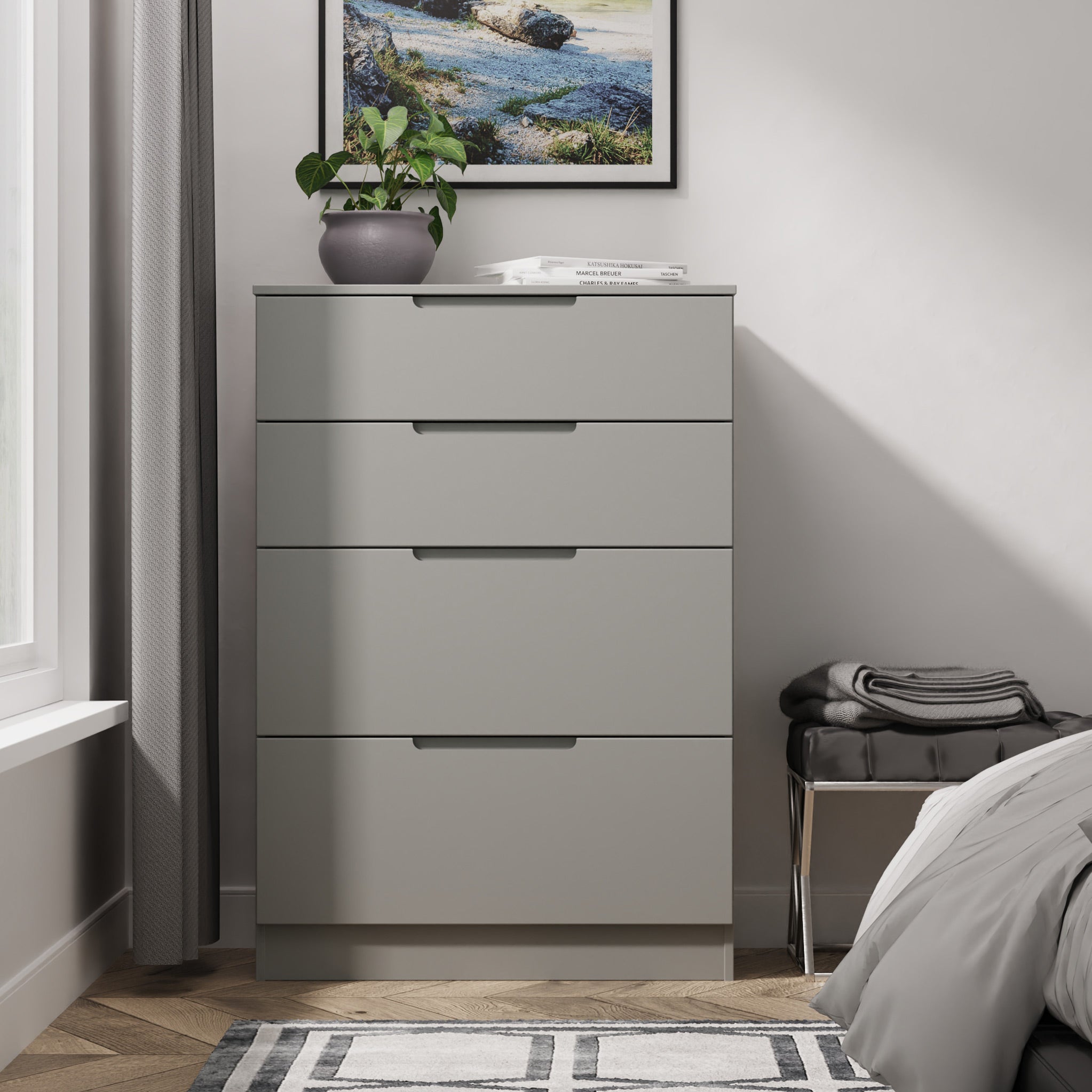 Commode profonde Henshaw à 4 tiroirs