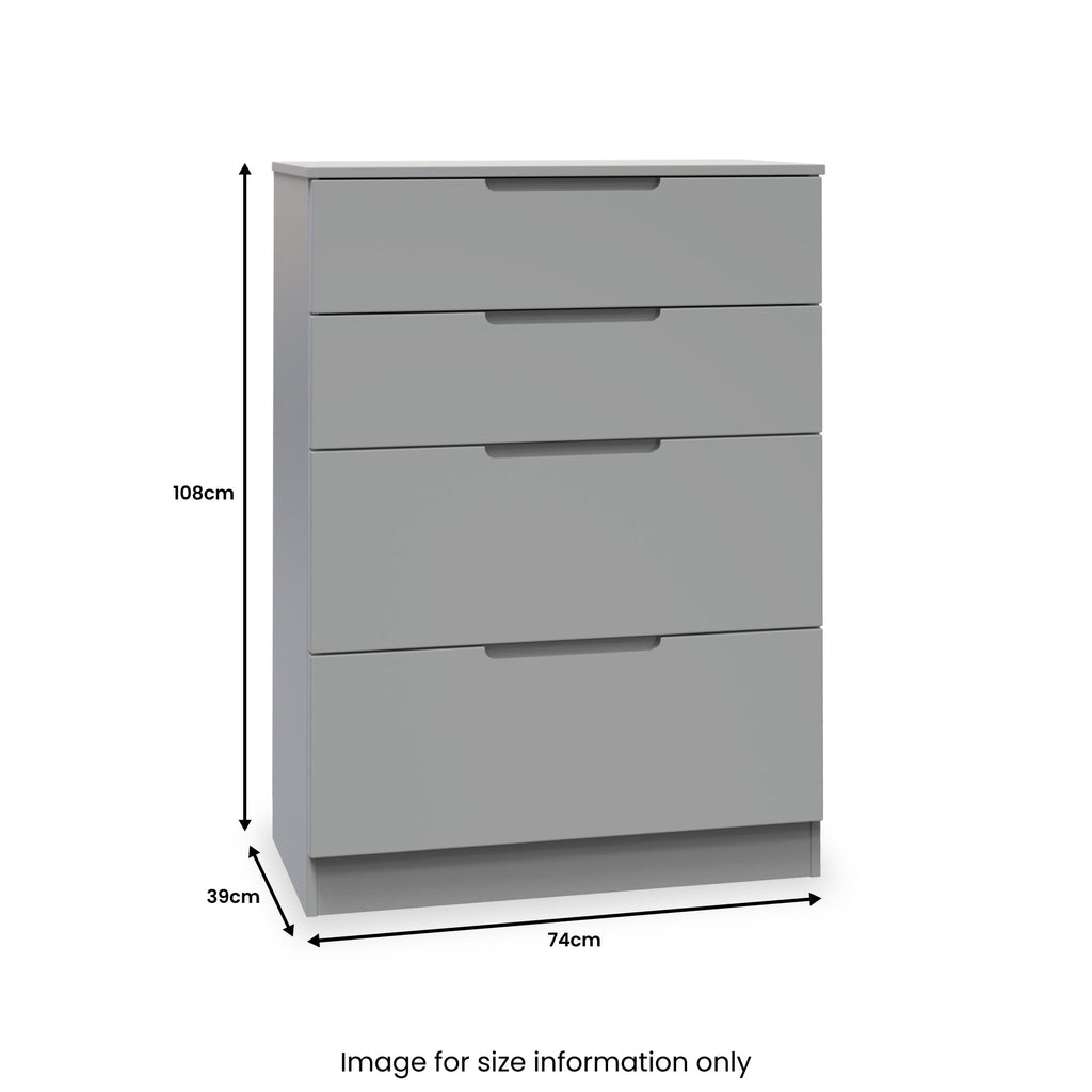 Commode profonde Henshaw à 4 tiroirs