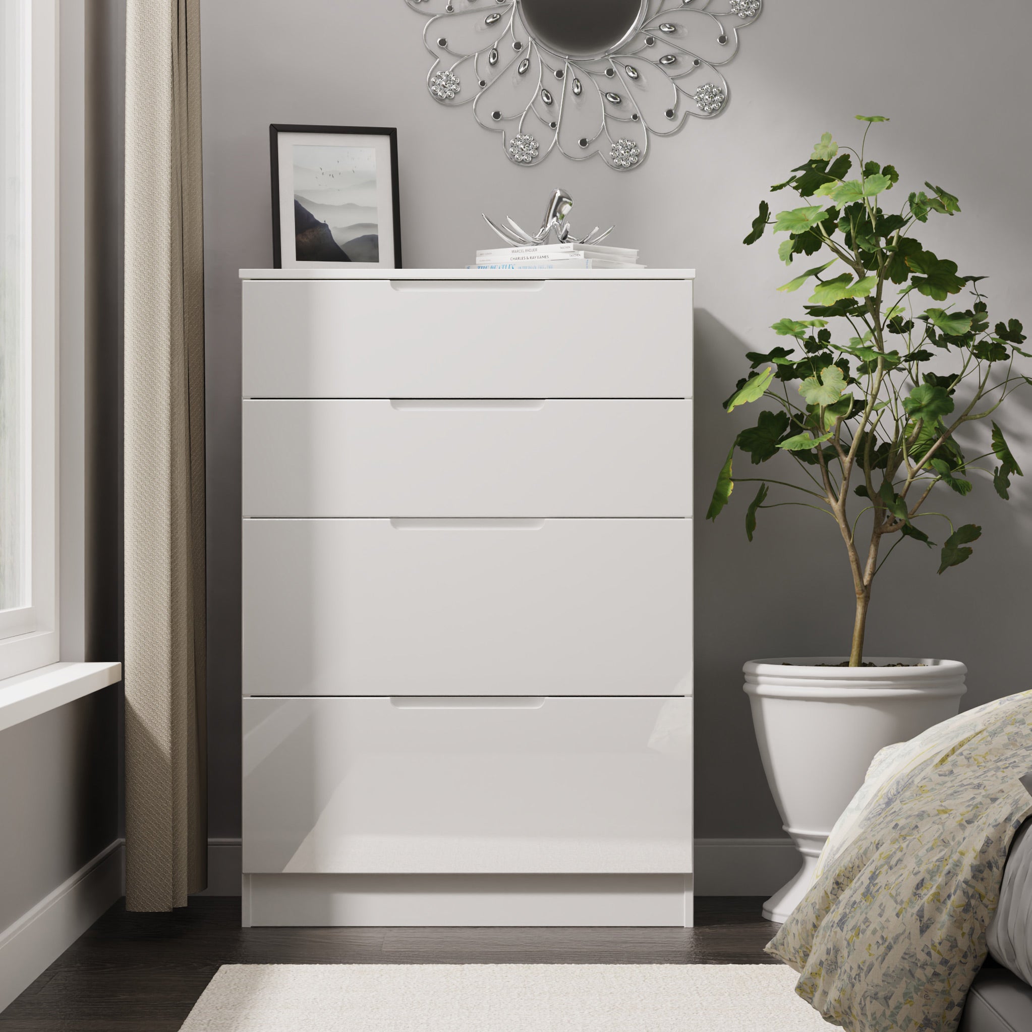 Commode profonde Henshaw à 4 tiroirs