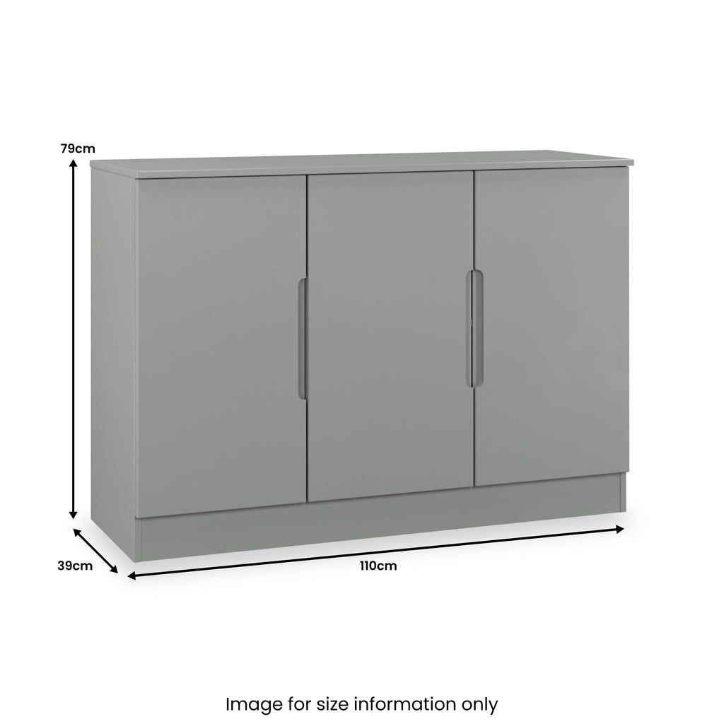 Buffet Henshaw à 3 portes, grand modèle
