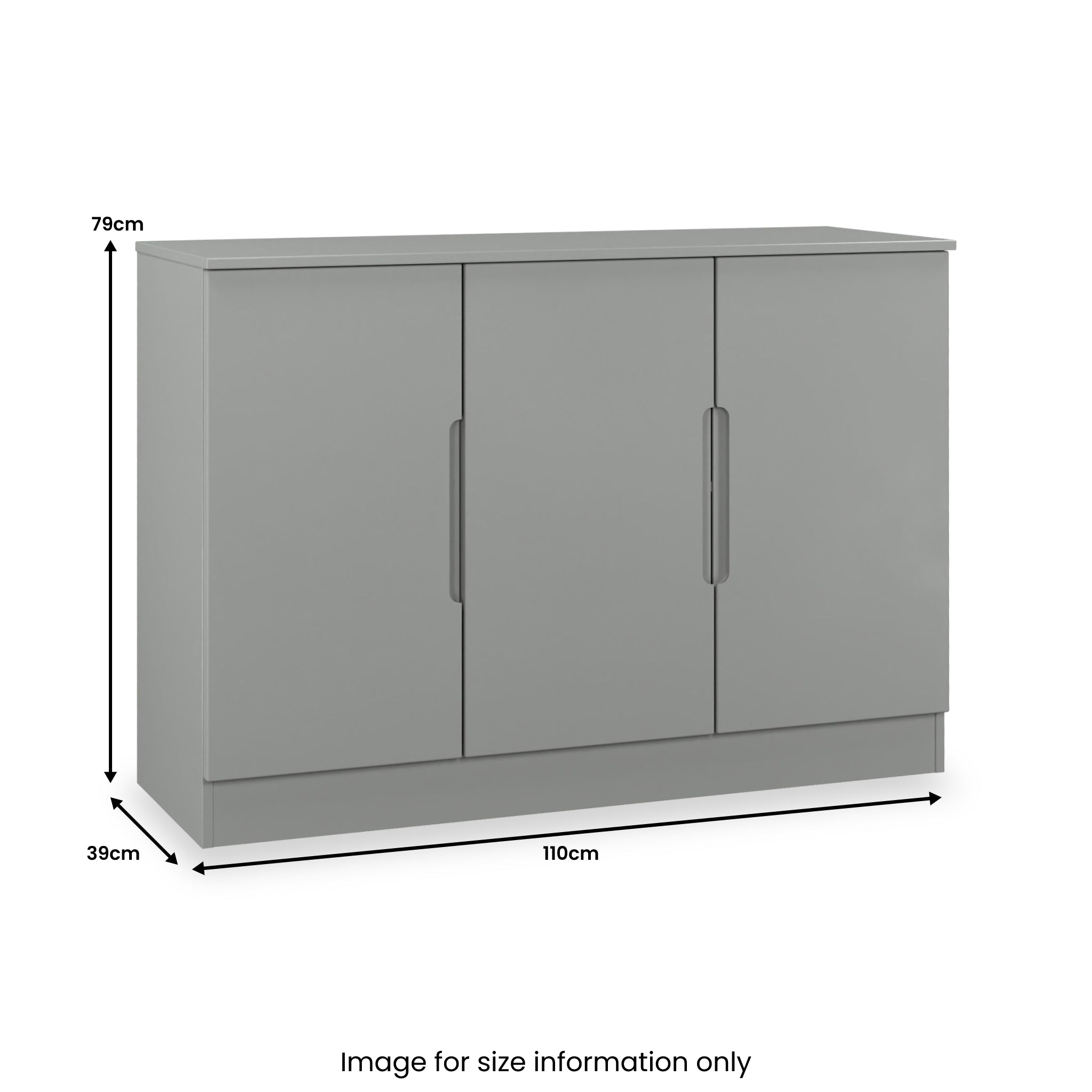 Buffet Henshaw à 3 portes, grand modèle