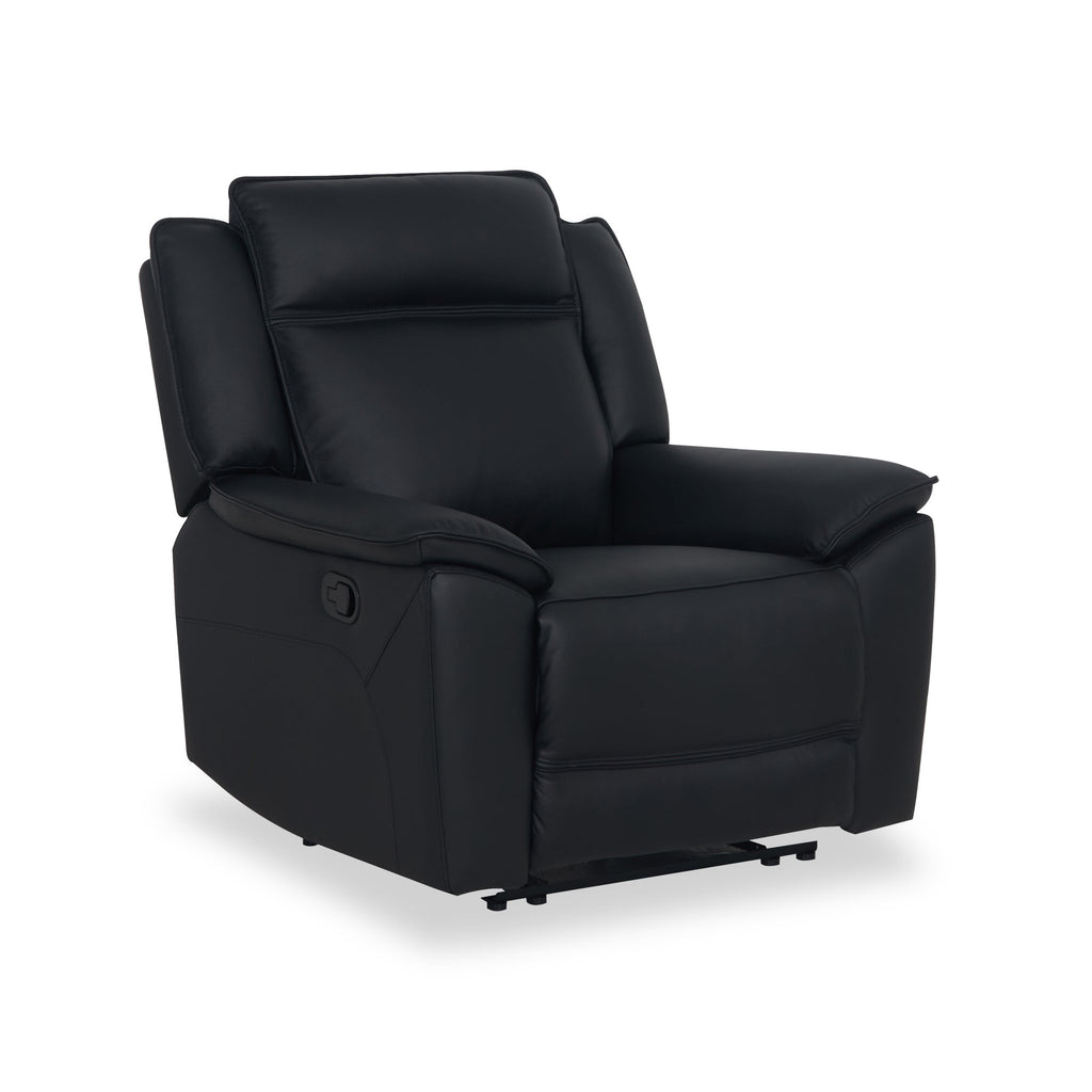 Fauteuil inclinable en cuir Alden