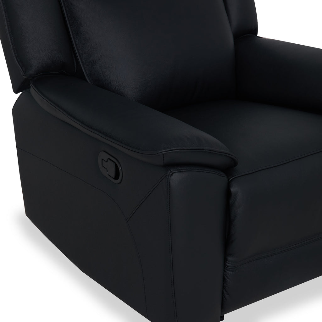 Fauteuil inclinable en cuir Alden