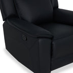 Fauteuil inclinable en cuir Alden
