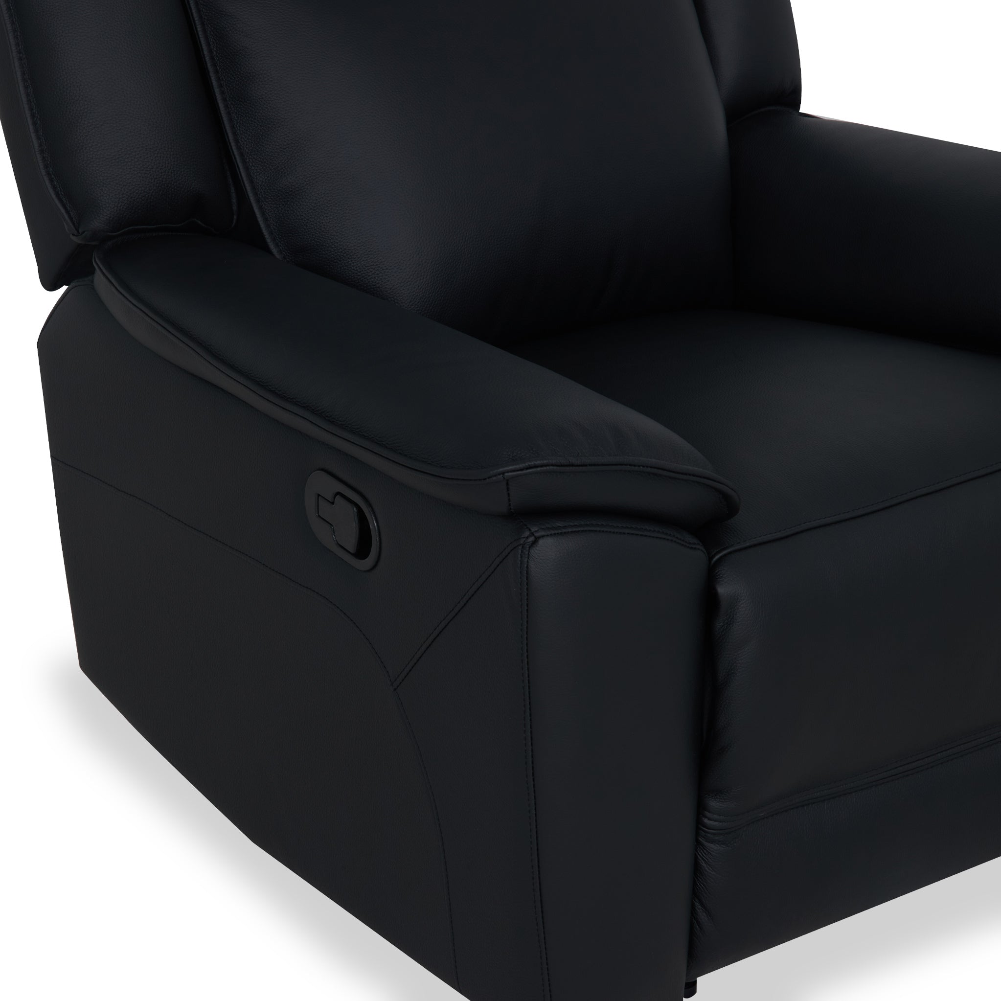 Fauteuil inclinable en cuir Alden