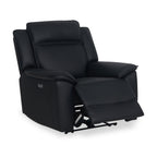 Fauteuil inclinable électrique en cuir Alden