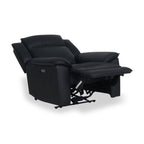 Fauteuil inclinable électrique en cuir Alden