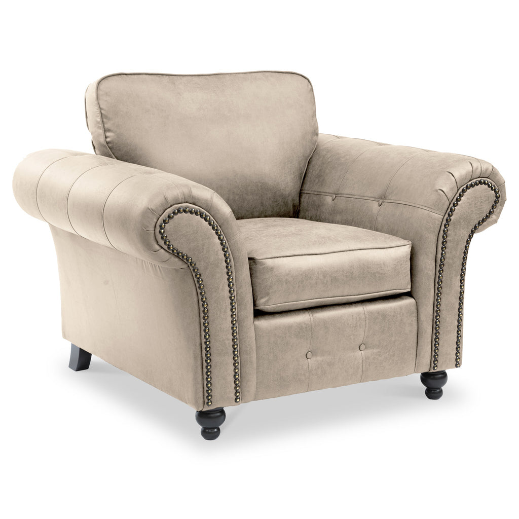 Fauteuil Edward en similicuir