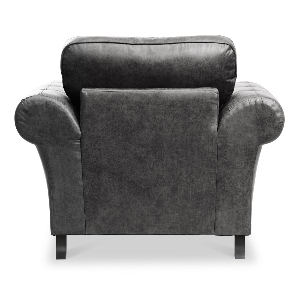 Fauteuil Edward en similicuir