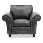 Fauteuil Edward en similicuir