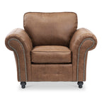Fauteuil Edward en similicuir