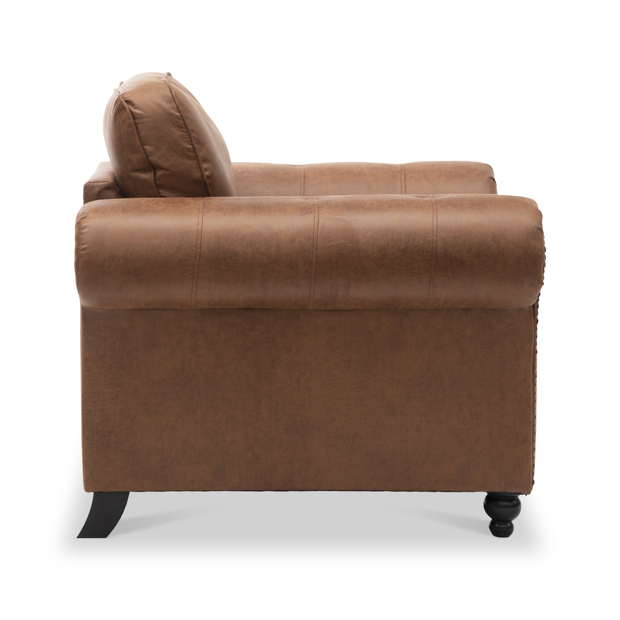 Fauteuil Edward en similicuir