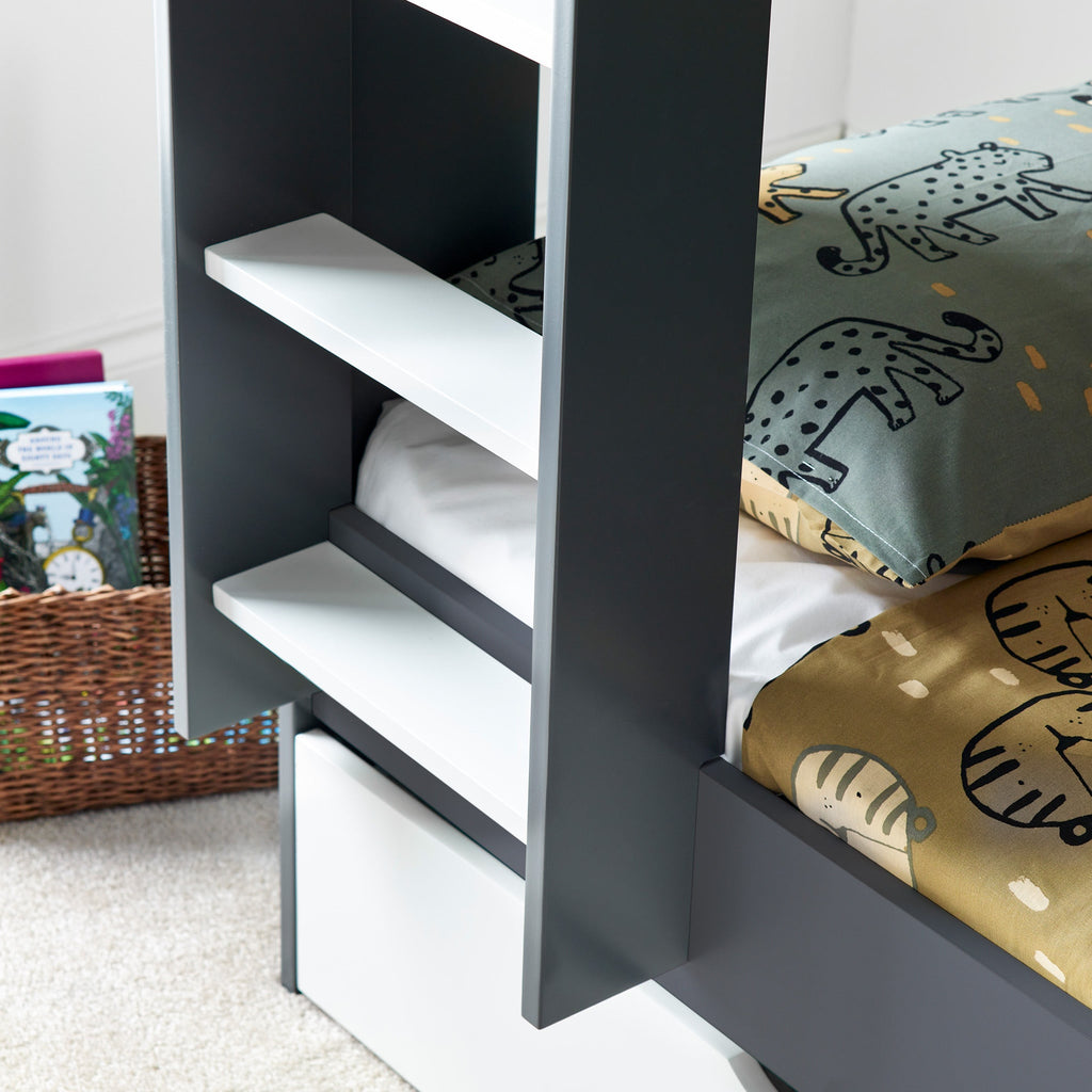 Lit superposé Ashbury avec tiroir de rangement