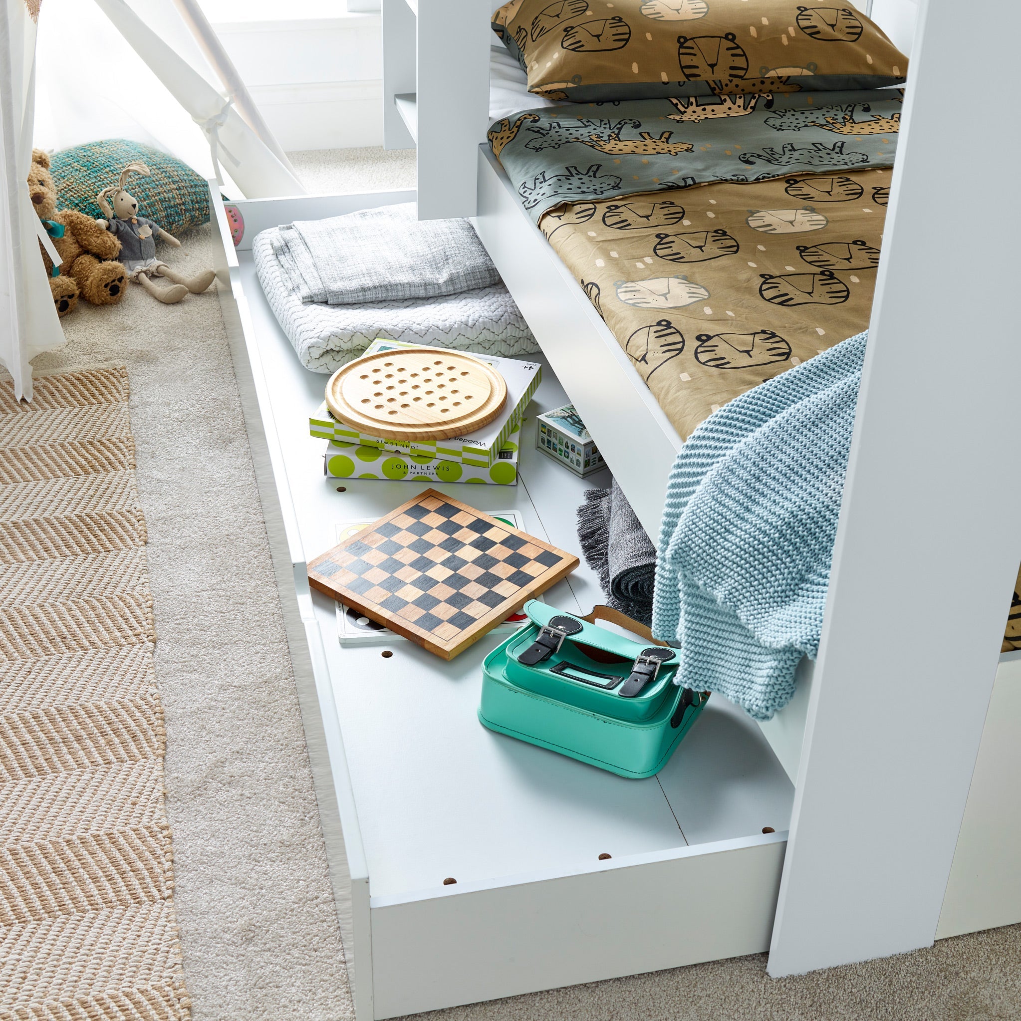 Lit superposé Ashbury avec tiroir de rangement