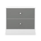 Commode mi-mollet Bennet à 2 tiroirs