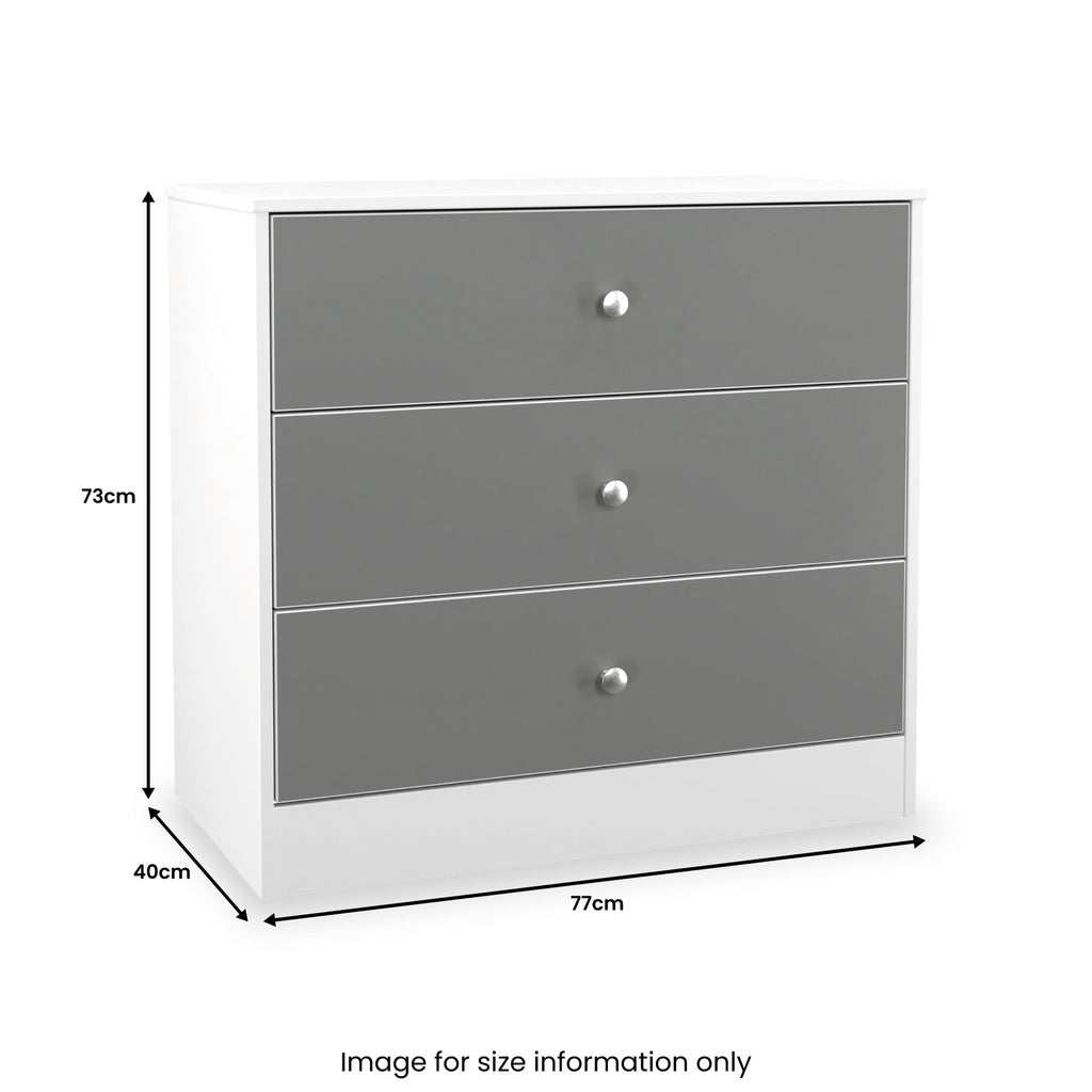 Commode à 3 tiroirs Bennet