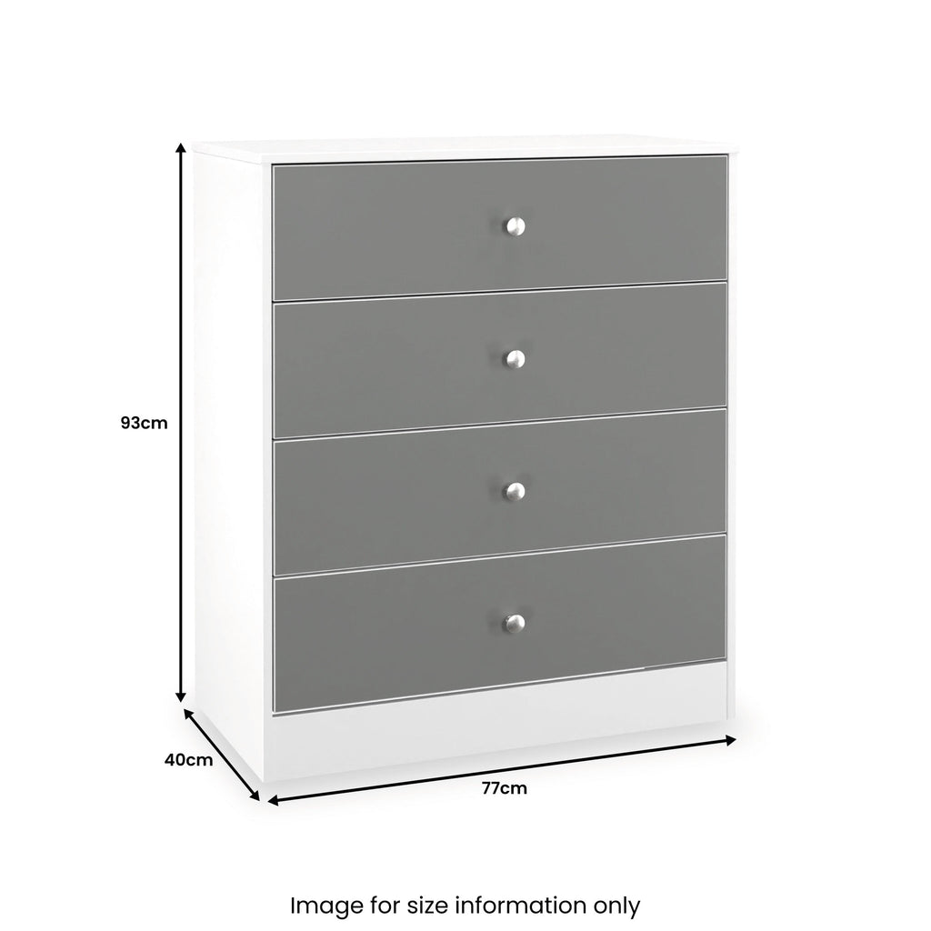 Commode Bennet à 4 tiroirs