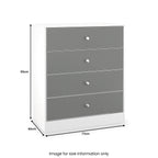 Commode Bennet à 4 tiroirs