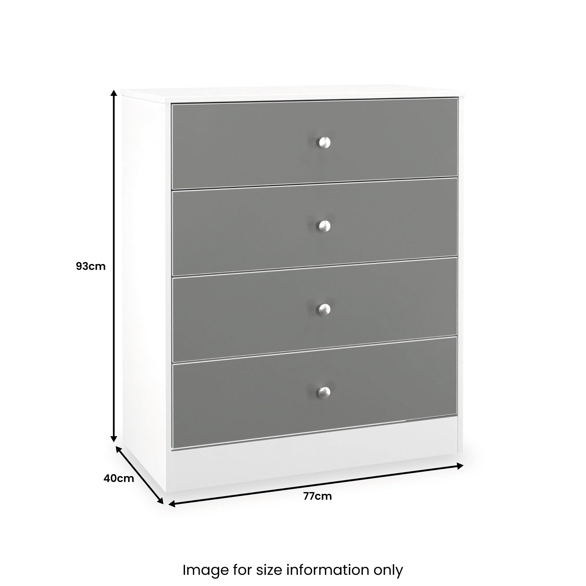 Commode Bennet à 4 tiroirs