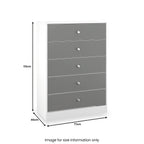 Commode à 5 tiroirs Bennet