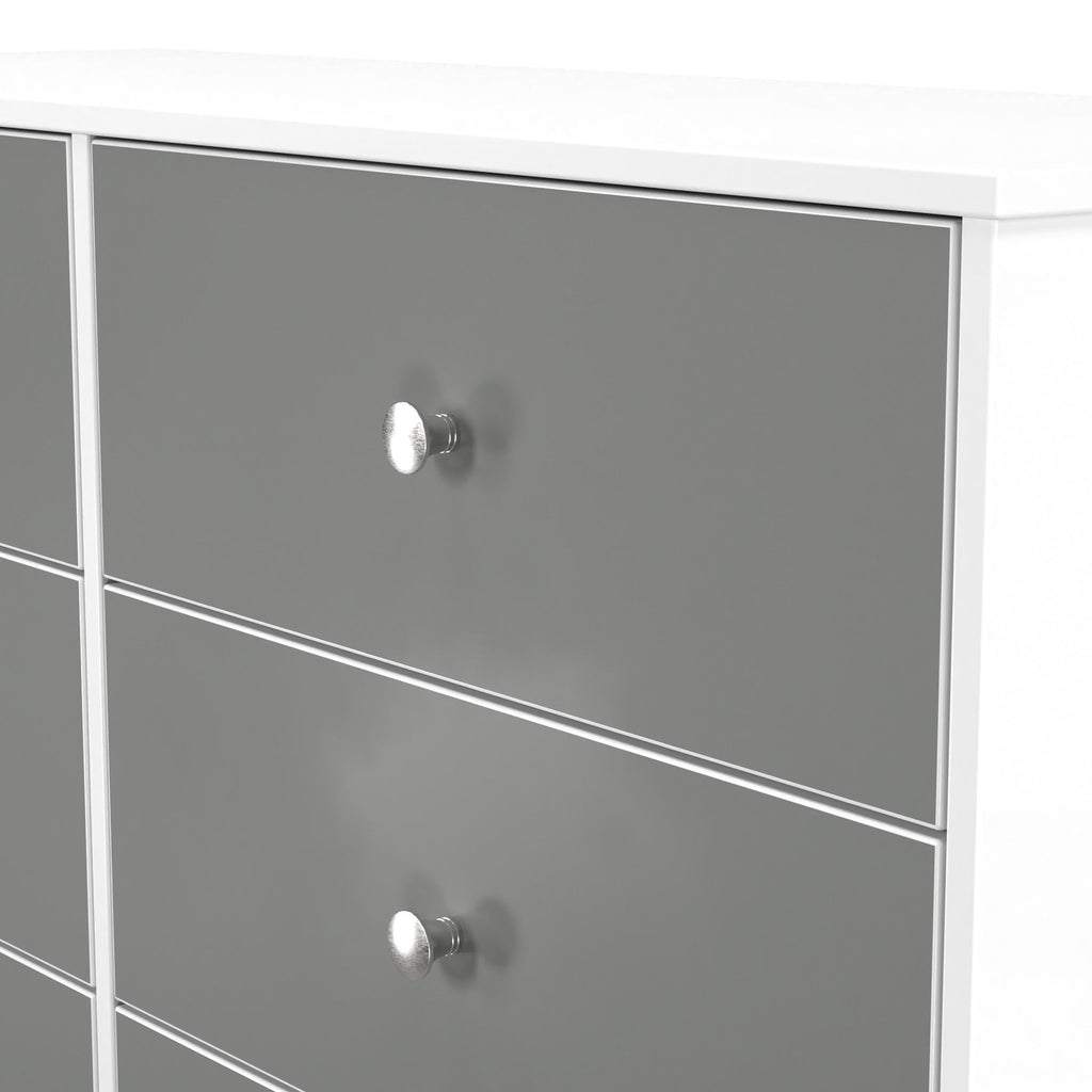 Commode mi-mollet Bennet à 6 tiroirs